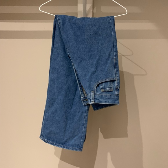 flared wide leg jeans - Picture 1 of 4